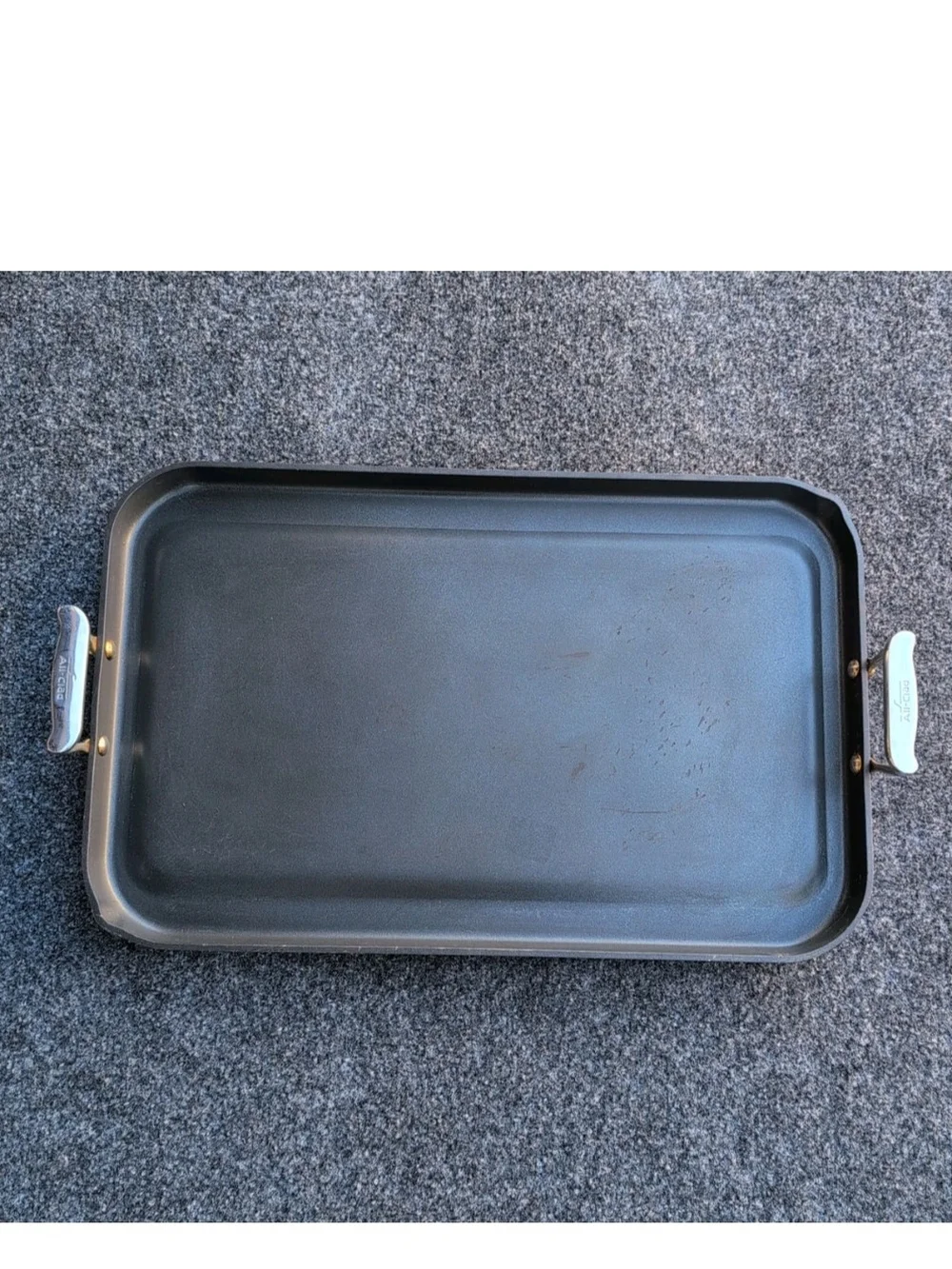 All Clad Ha1 Non Stick Hard Anodized Double Burner Flat Griddle 13